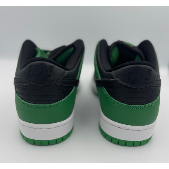 Nike SB Dunk Low Pro Green Black White BQ6817 302 - Picture 4 of 8